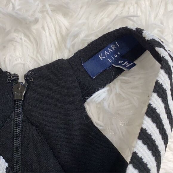 KAARI Blue Stripe Halter Neck Dress(Size Small) - Picture 7 of 7